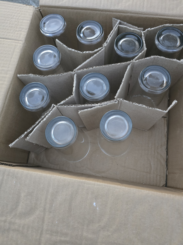 Set of Clear Glass Cups