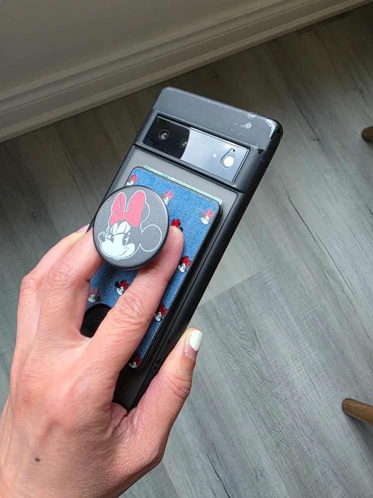🥕 Minnie Mouse PopSocket with Card holder thumbnail