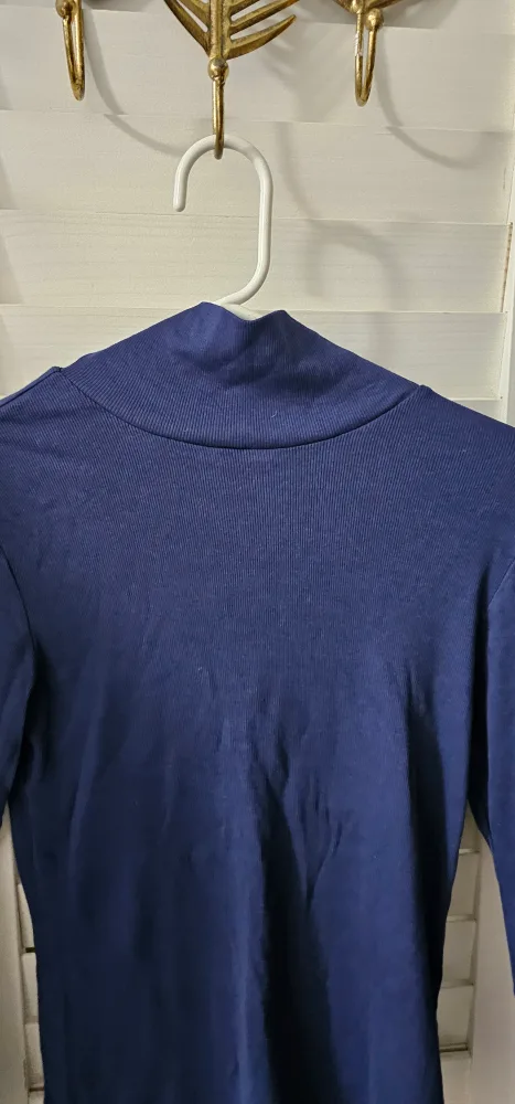 Navy Turtleneck Long Sleeve Shirt image indicator(2)