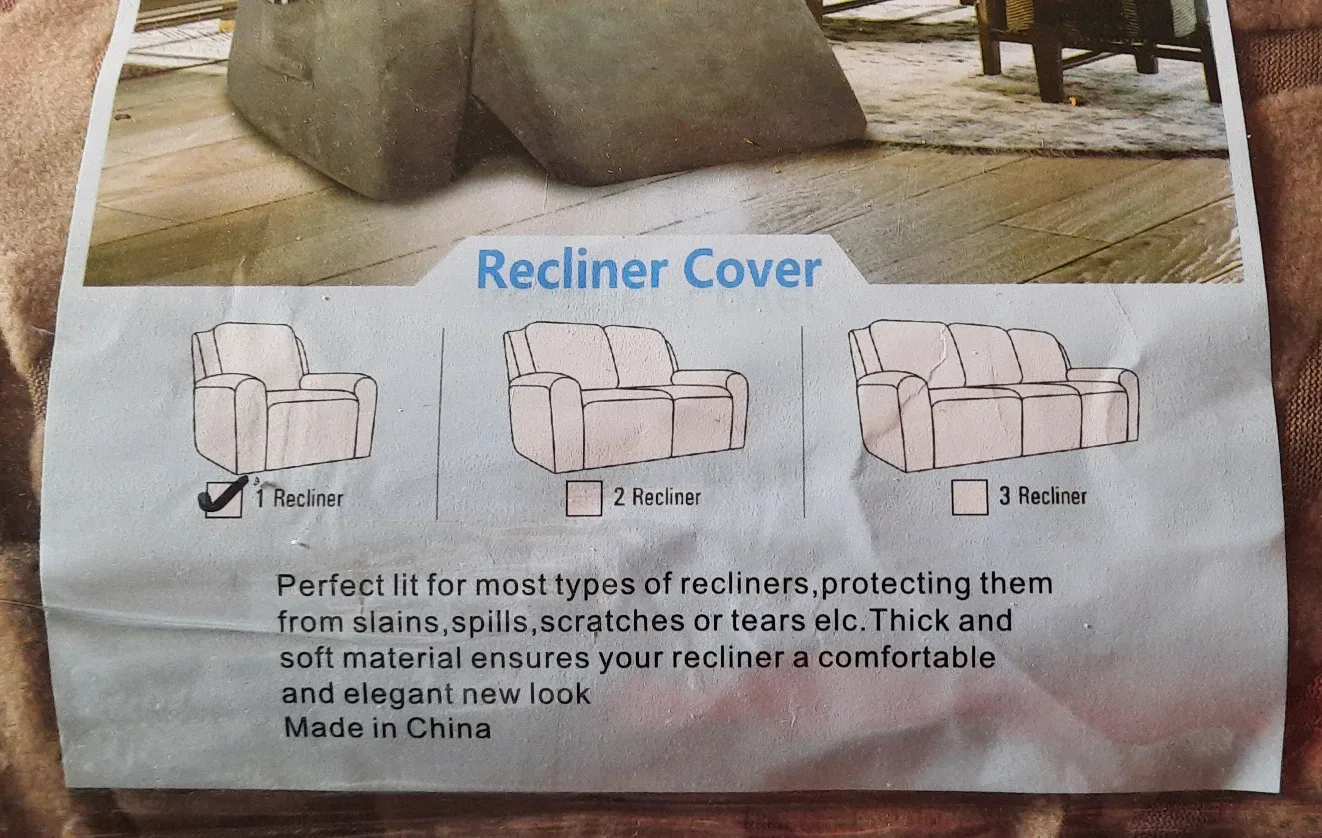 NEW Recliner Slipcover image indicator(2)