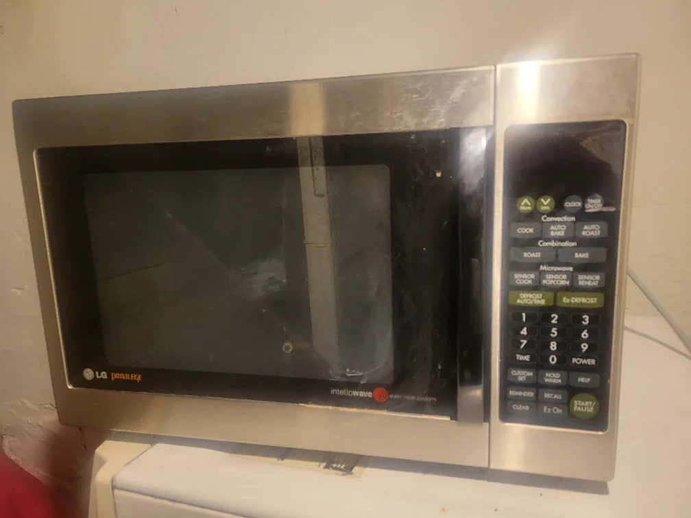 LG Stainless Steel Microwave Used thumbnail