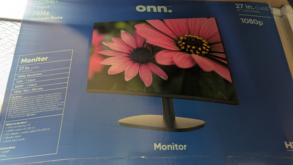 Onn 27-inch 1080p FHD LED Monitor - photo 3