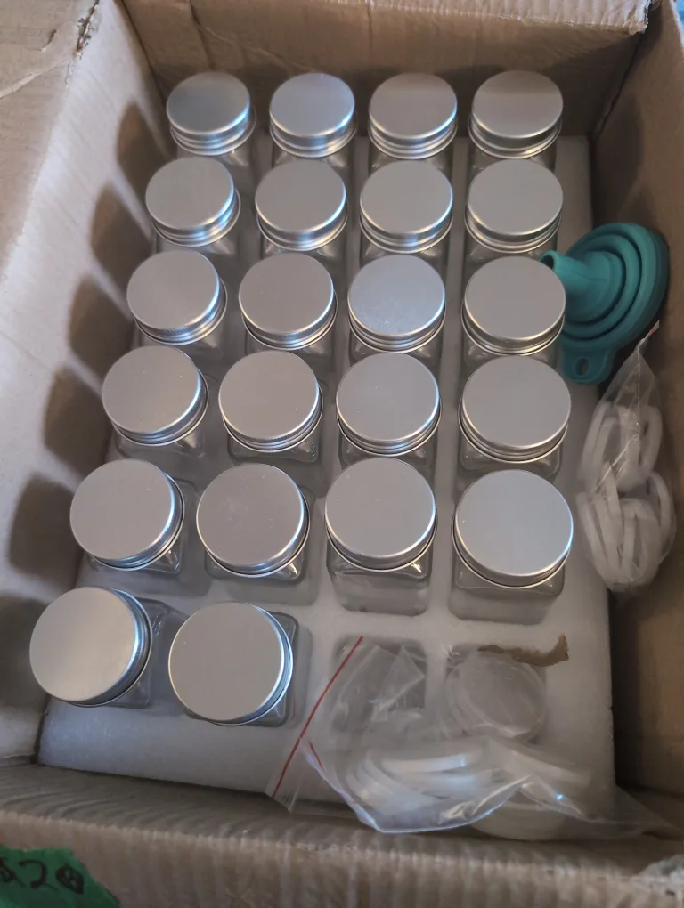Spice Jars with Funnel  - 22 Pack thumbnail
