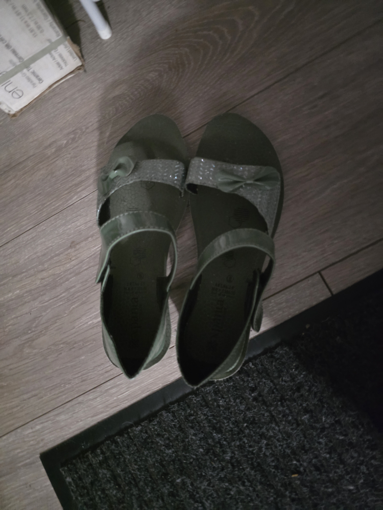 Green Sandals, Size 39#freecycle