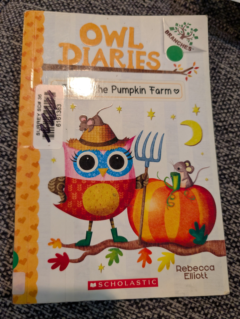 Owl Diaries: The Pumpkin Farm by Rebecca Elliott#freecycle