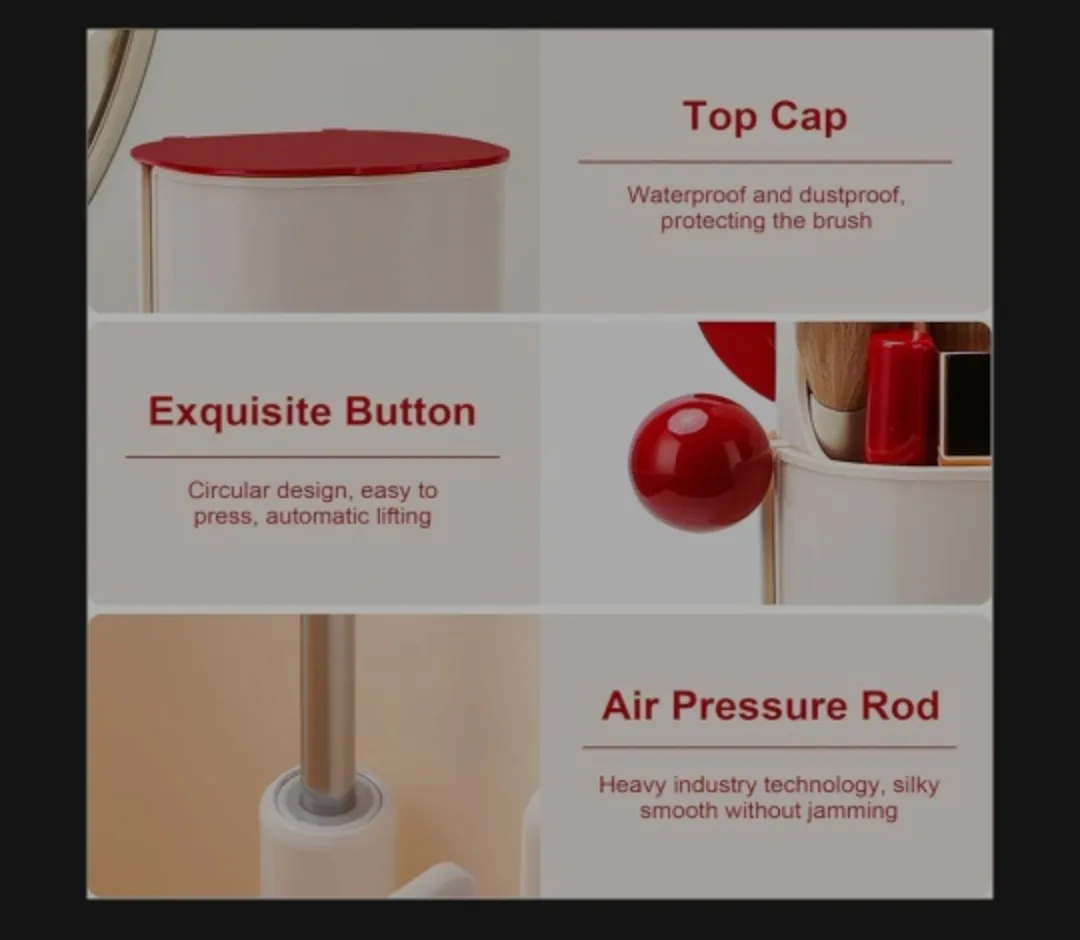 Makeup Brush Holder with Lid🥕 image indicator(9)