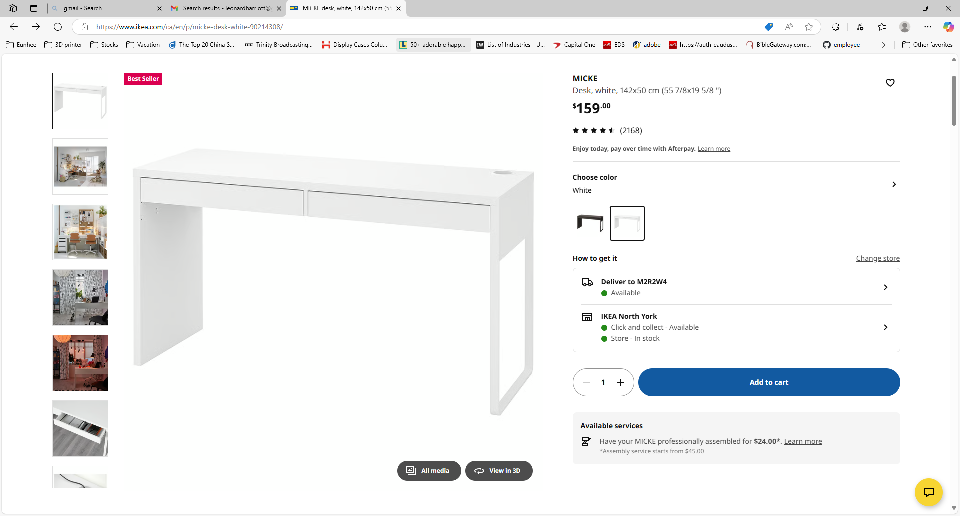 IKEA MICKE Desk