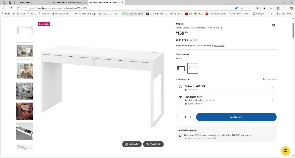 IKEA MICKE Desk thumbnail