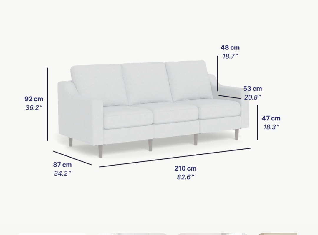 Cozey three-seat couch Altus Collection - photo 2