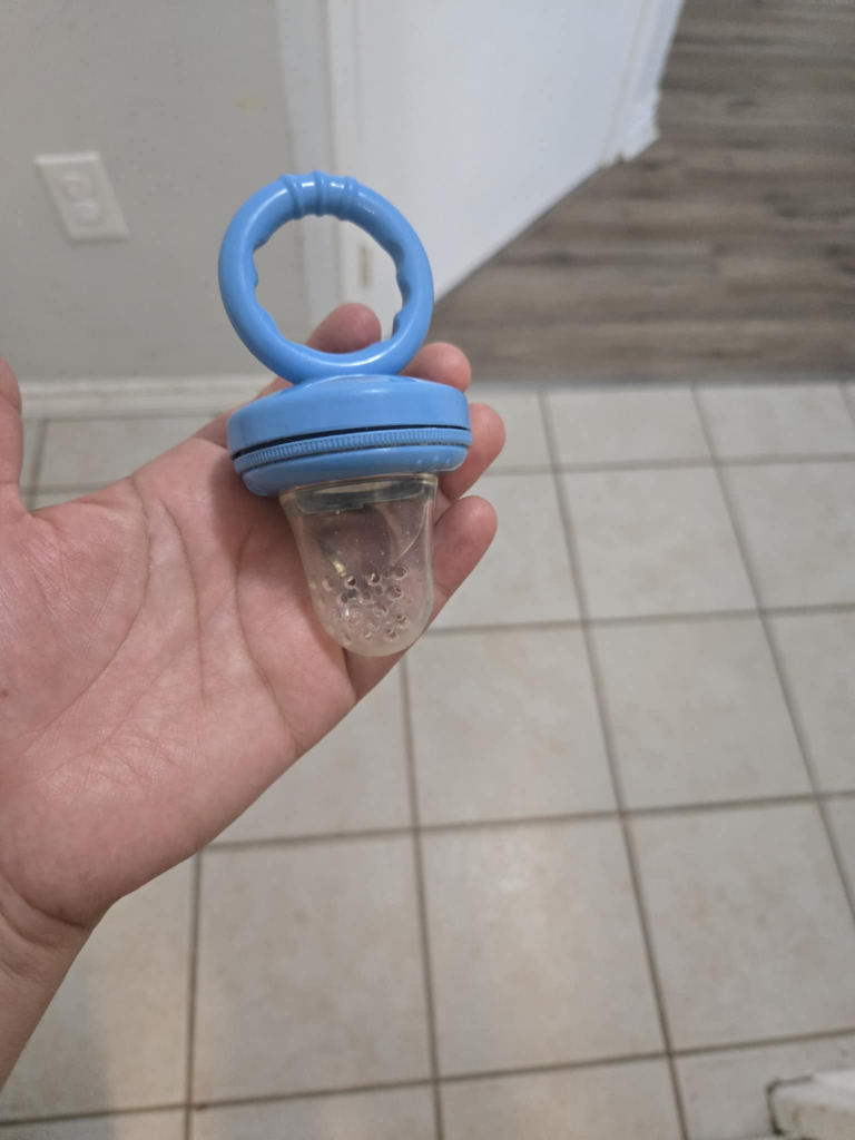 Blue Food Feeder Pacifier #freecycle