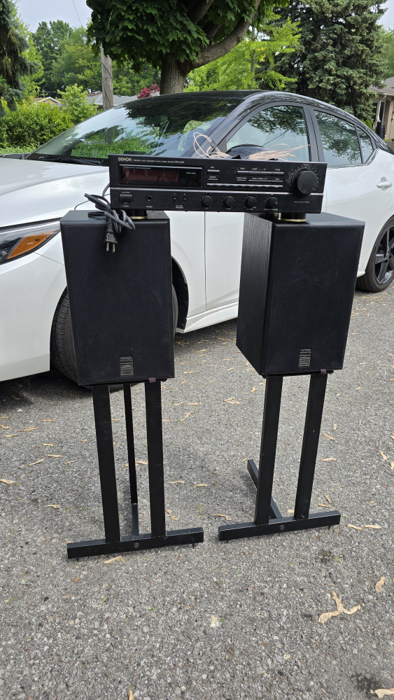 Mirage Speakers with Denon Receiver