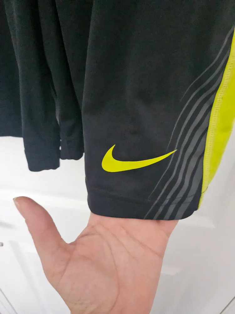 Nike Black & Yellow Athletic Shorts image indicator(2)
