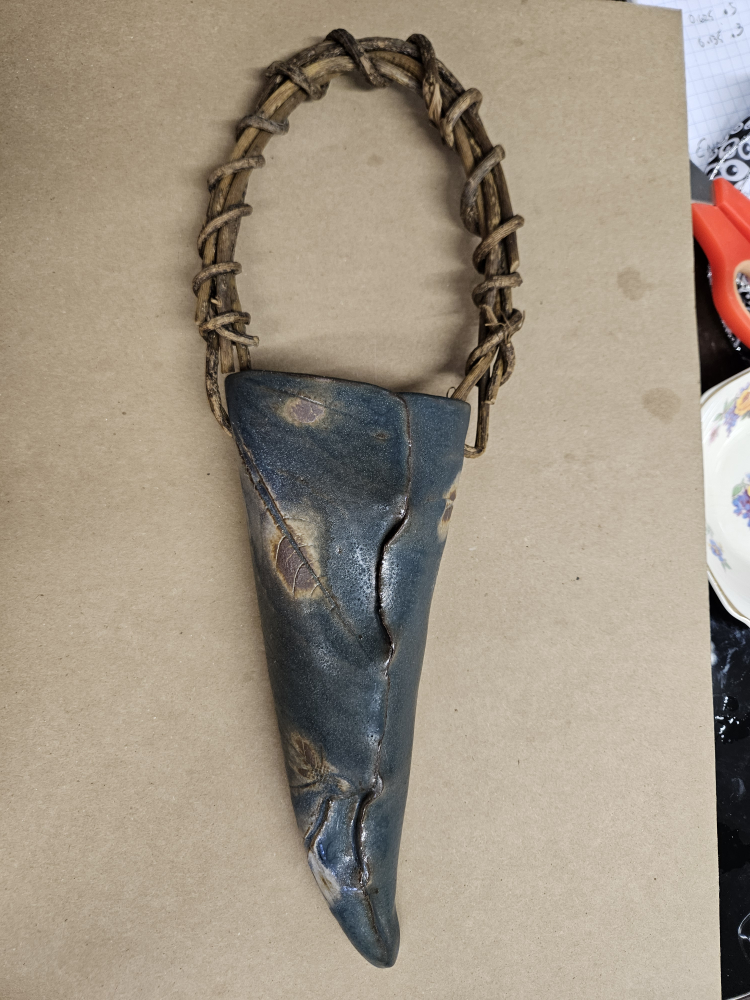 Handmade Pottery Wall Pocket