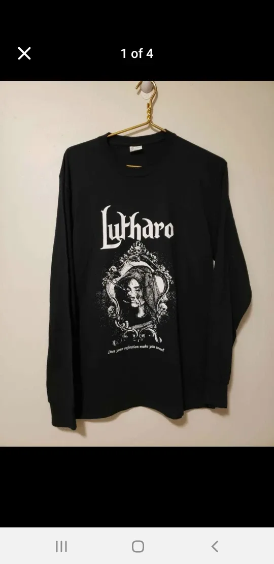 Lutharo Long Sleeve Medium Metal Band Music Merch Shirt thumbnail
