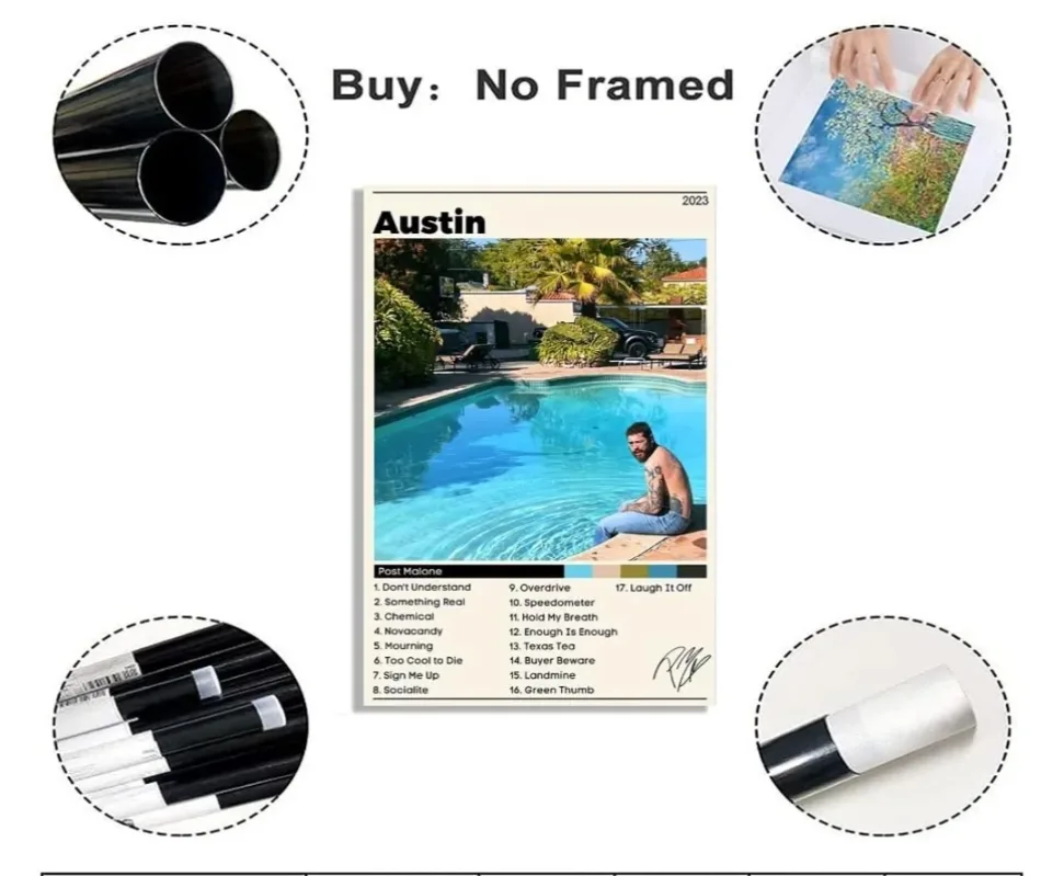 Post Malone Album Canvas Posters image indicator(6)