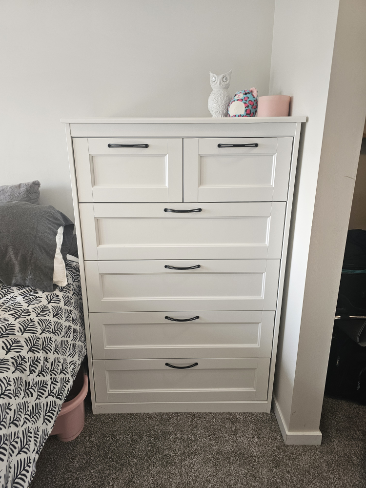 White Dresser with Drawers - photo 3