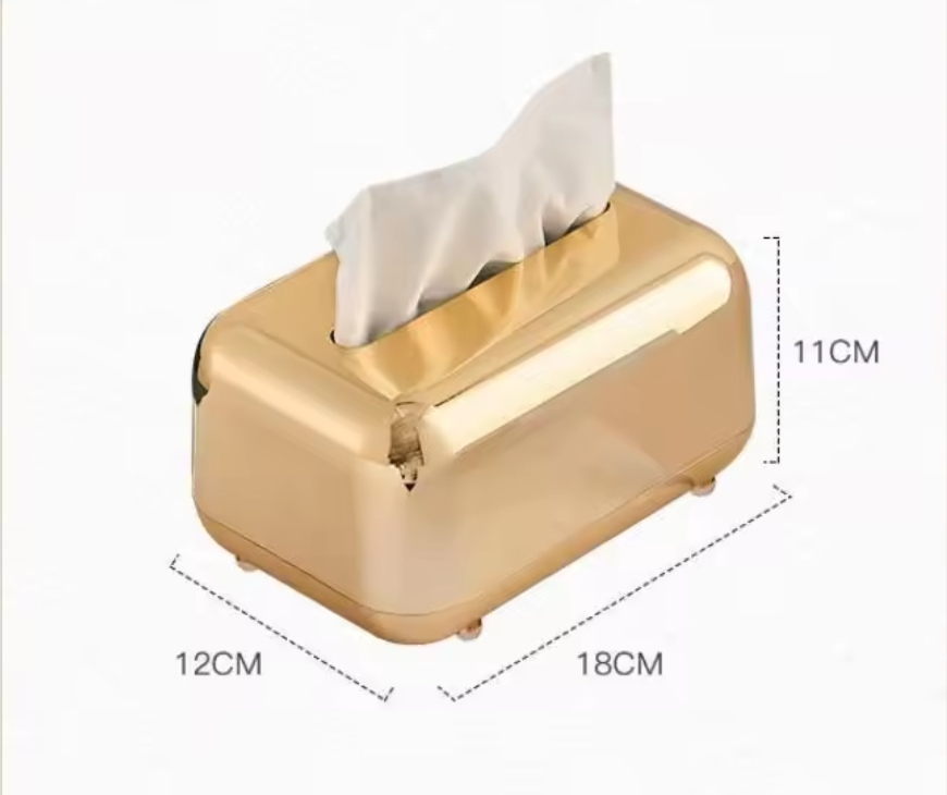 Tissue Box Cover - Silver - photo 3