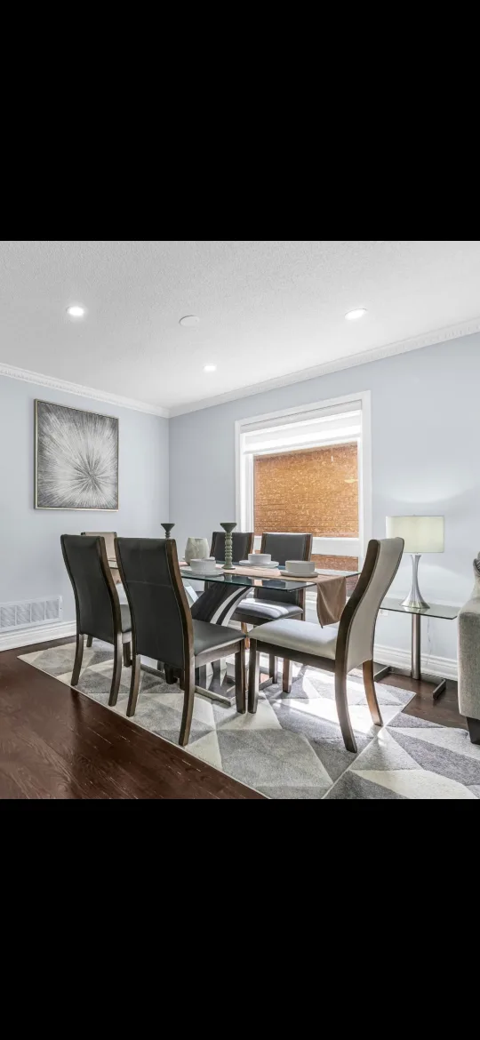Modern Glass Dining Table Set thumbnail