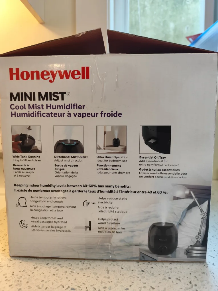 Honeywell Mini Mist Cool Mist Humidifier image indicator(2)