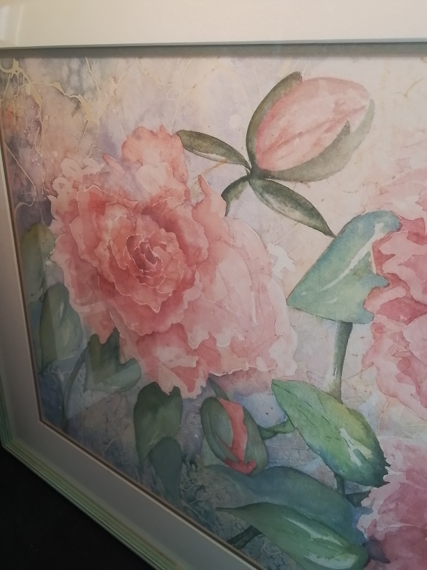 Floral Watercolor Painting Artist Signed Helena 2000 - photo 3