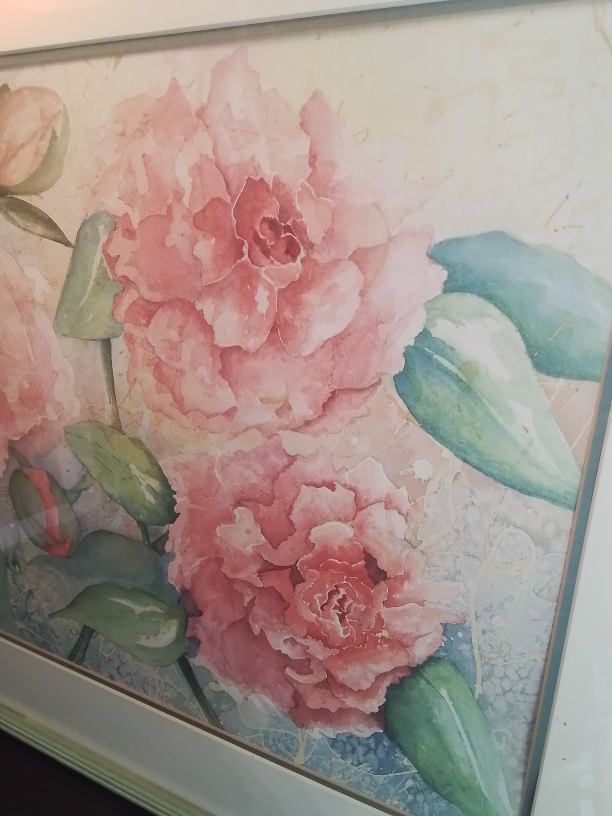 Floral Watercolor Painting Artist Signed Helena 2000 - photo 4