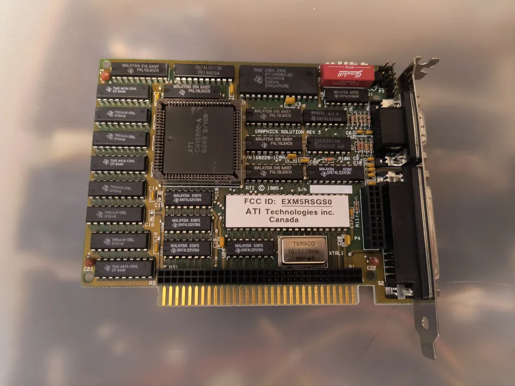 Rare Vintage 1986 ATI Hercules Graphics Card thumbnail