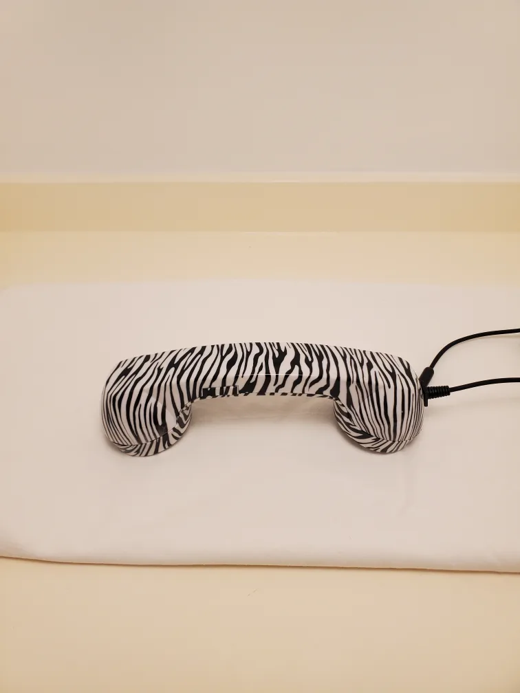 💚Zebra Print telephone Handset 🥕 image indicator(2)