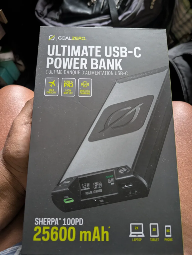 Goal Zero Sherpa 100PD 25600mAh Power Bank - New thumbnail