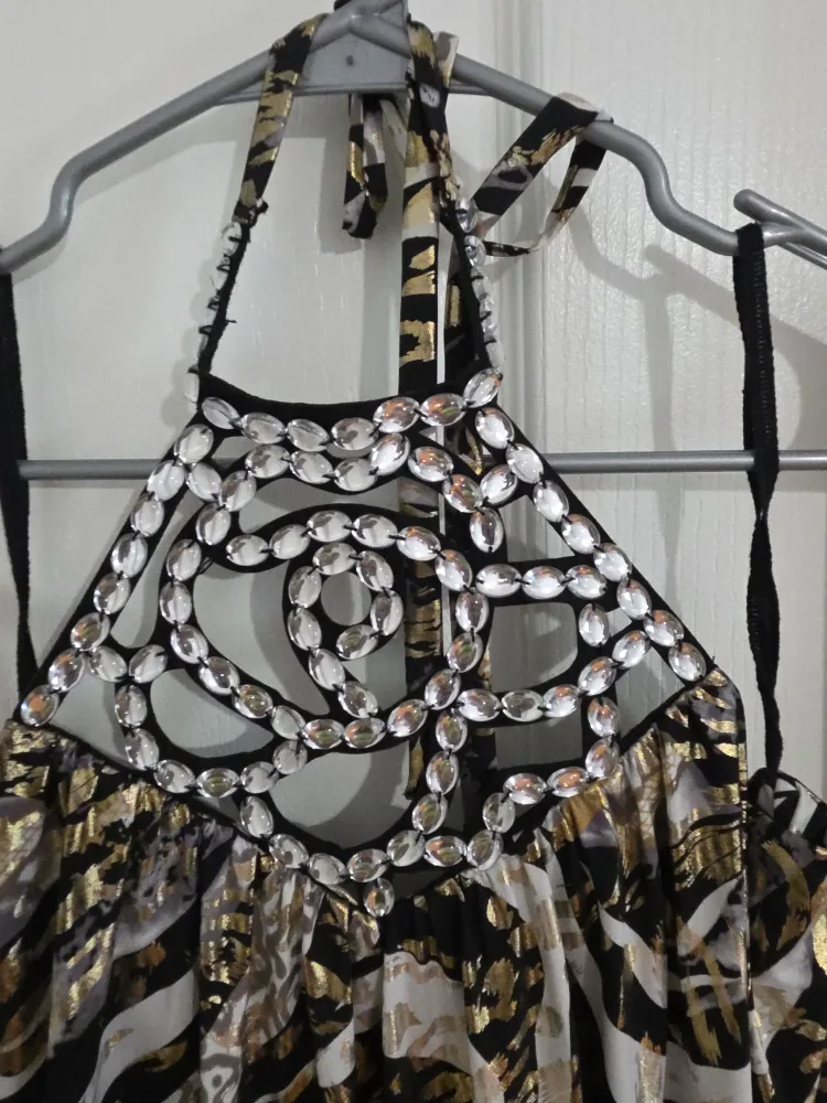 Halter Top With Embellishments image indicator(2)