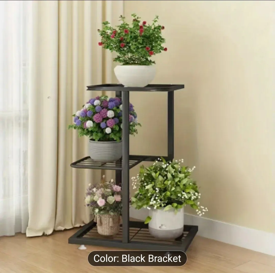 Plant Stand (Black, Metal) thumbnail