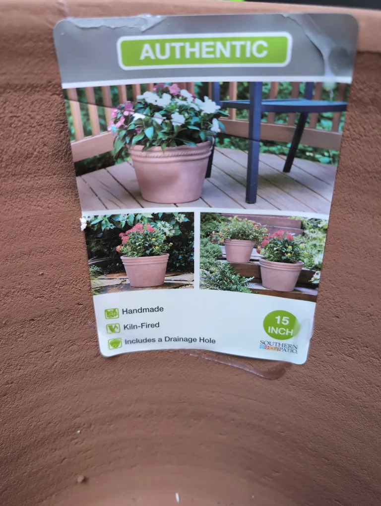 Clay Michelle Planter - 15 inch image indicator(2)