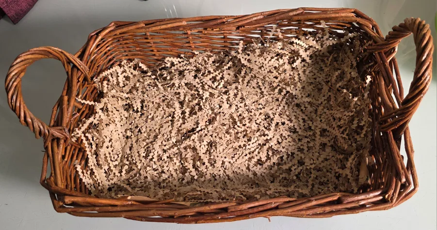 Woven Basket with Handles thumbnail