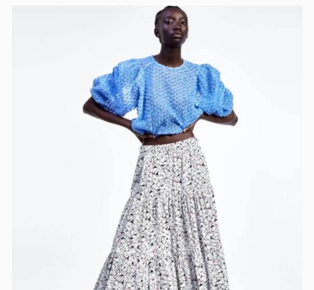 Zara Floral top thumbnail