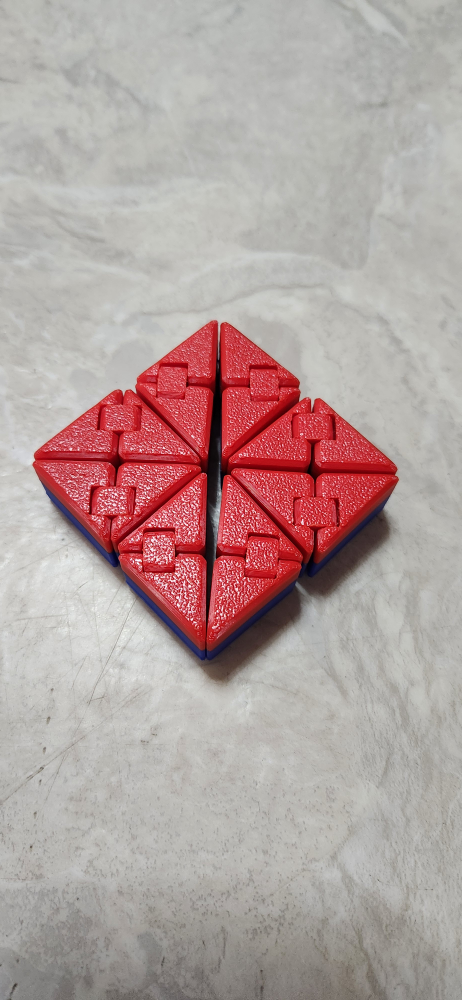 Red and Blue Infinity Cube Fidget Toy - photo 5