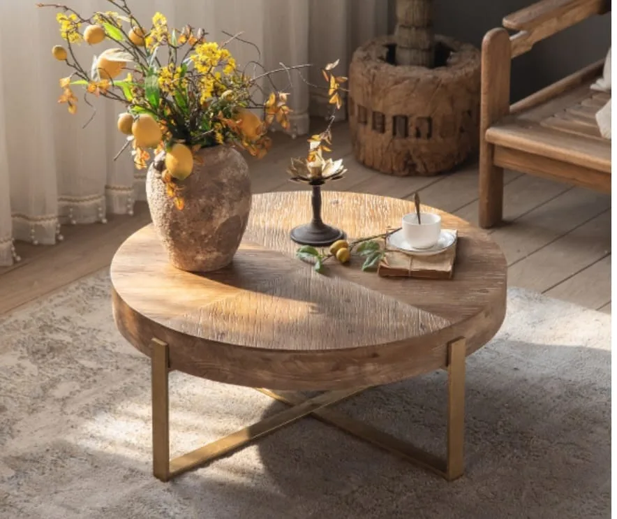 Rustic Wooden Coffee Table thumbnail