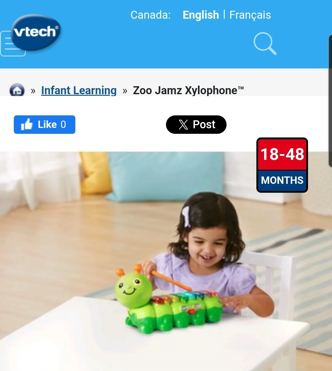 VTech Zoo Jamz Xylophone - 18-48 Months image indicator(6)