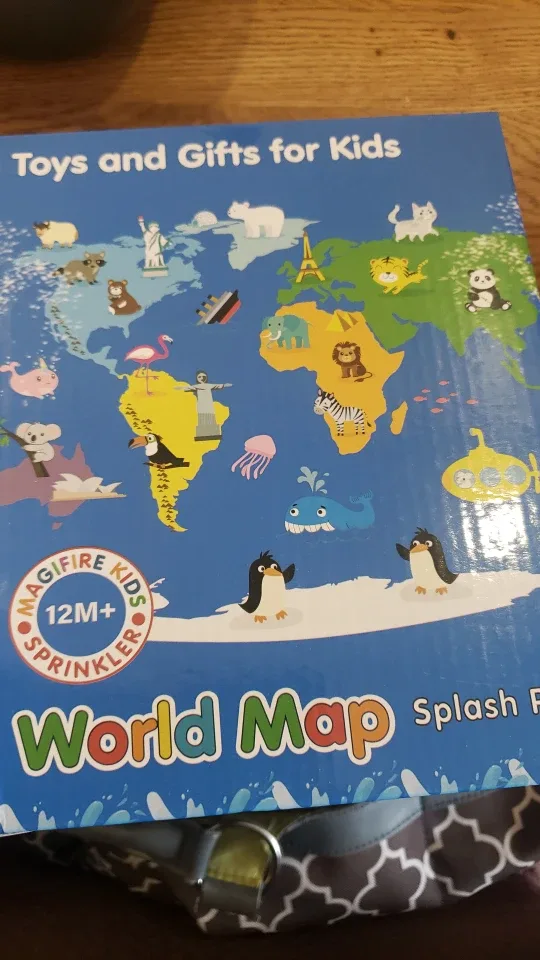 Magifire Kids World Map Splash Pad - New in Box! thumbnail