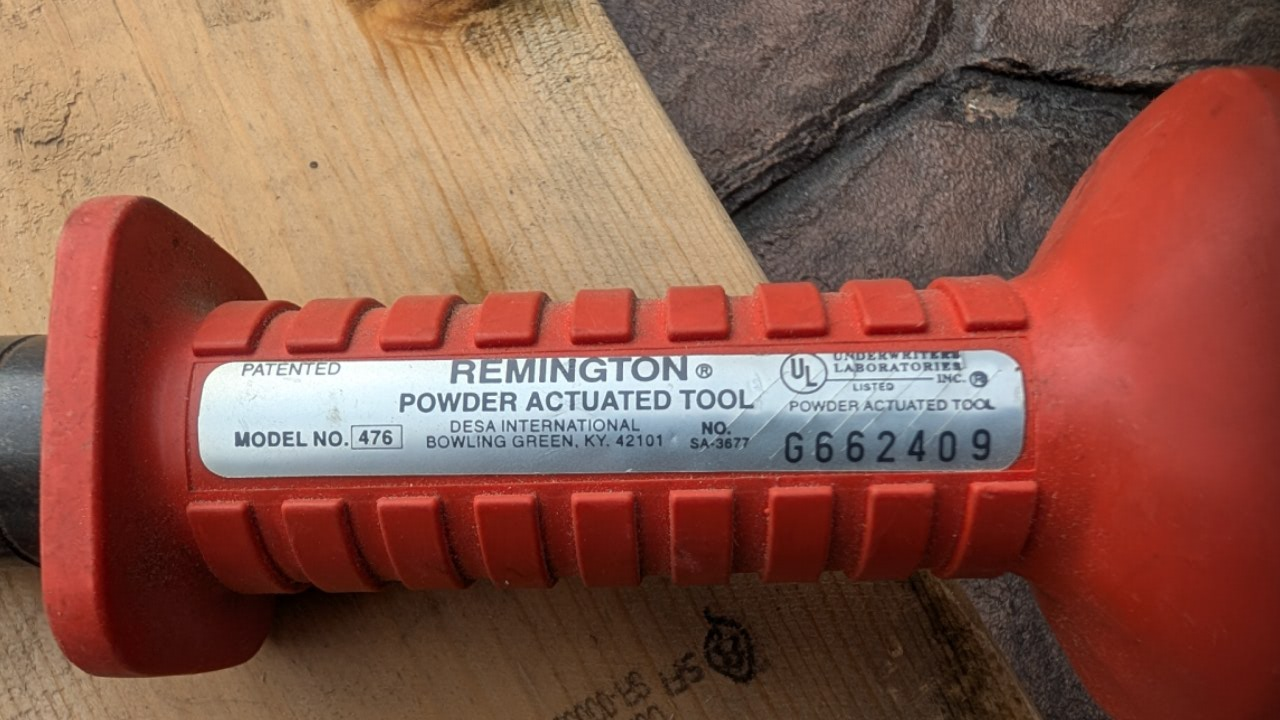 Remington Powder Actuated Tool Model 476 - photo 2