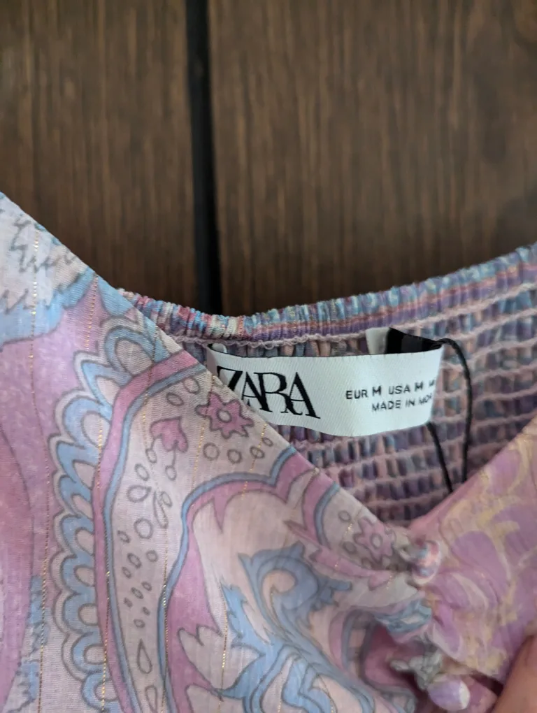 Zara Paisley Print Maxi Dress - Size M image indicator(5)