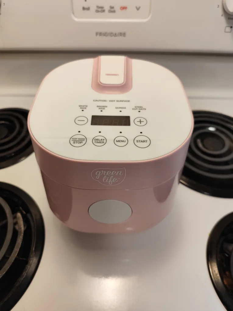 Rice Cooker Ceramic Nonstick 4-Cup - Pink thumbnail