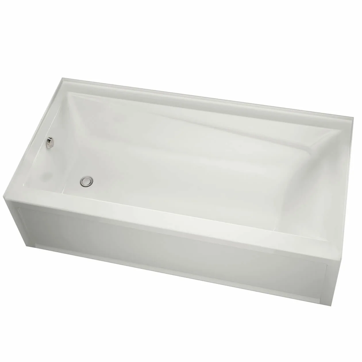 maax 6632 exhibit left hand alcove white bathtub thumbnail