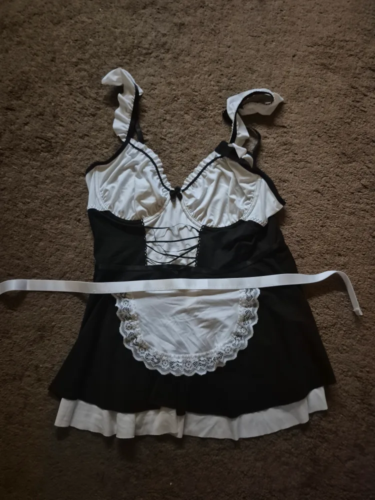 Maid Costume - Black and White thumbnail