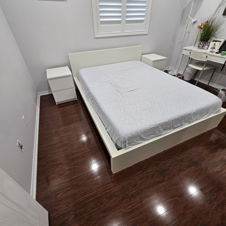IKEA Malm Queen Bed Frame - White - photo 3