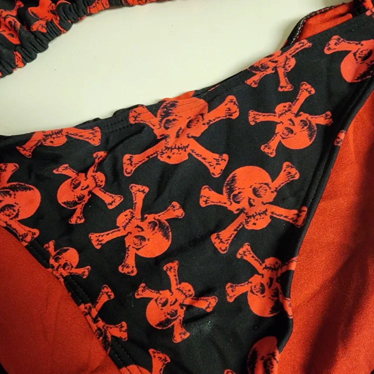 Skull Print Bikini Set image indicator(2)