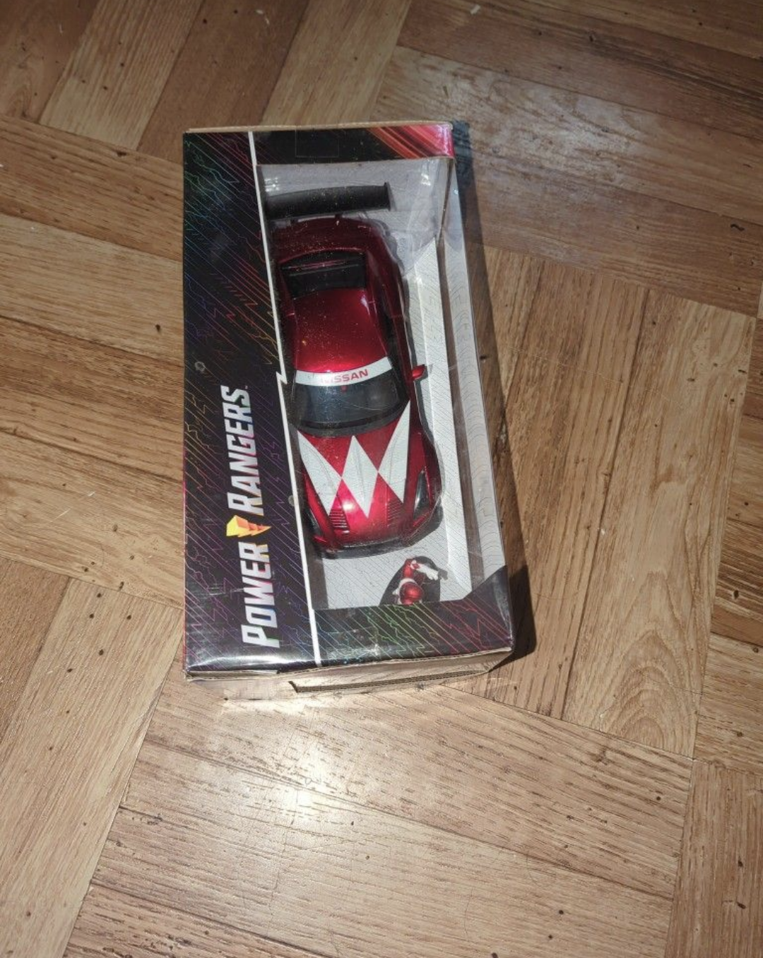 Power Rangers Red Ranger & 2001 Nissan Die-cast Car - photo 2