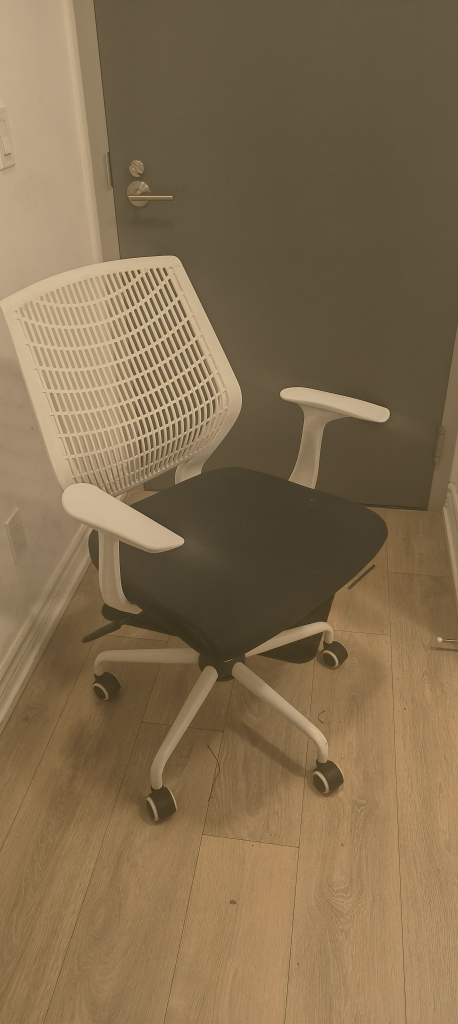 White & Black Office Chair