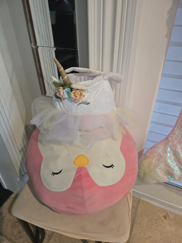 Magical Mermaid Stocking & Plush Owl Basket image indicator(4)