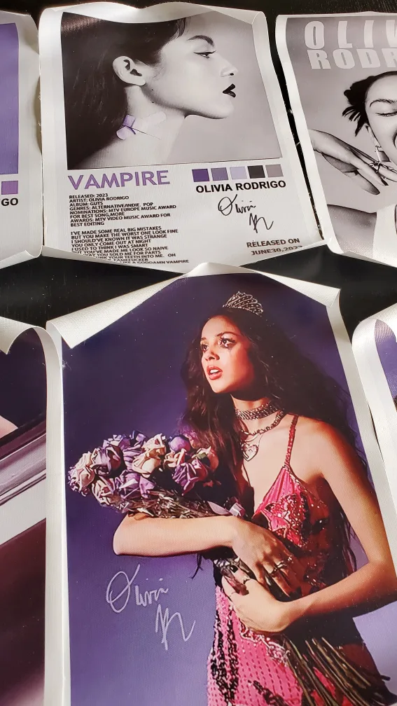 Olivia Rodrigo Canvas Posters - Set of 6 image indicator(4)