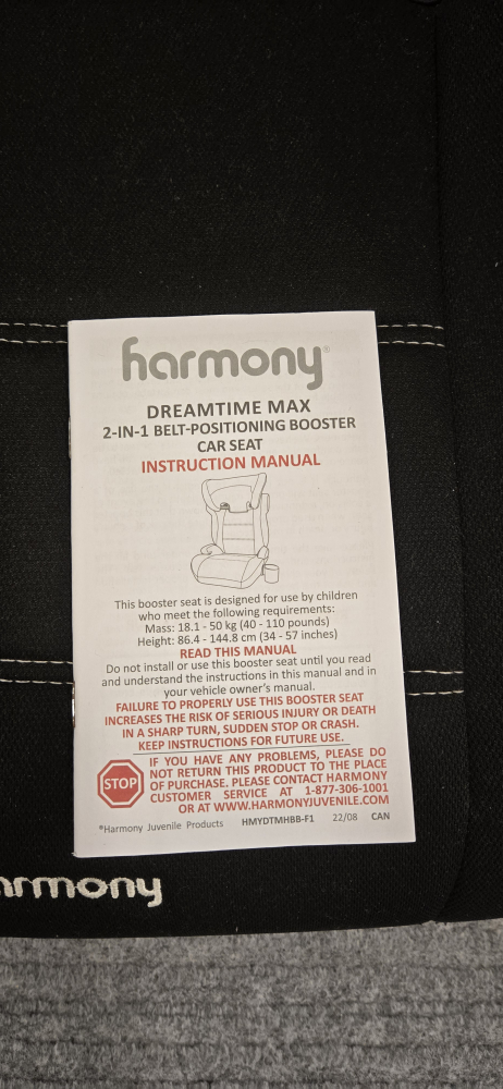 Harmony Dreamtime MAX 2-in-1 Booster Car Seat - photo 4