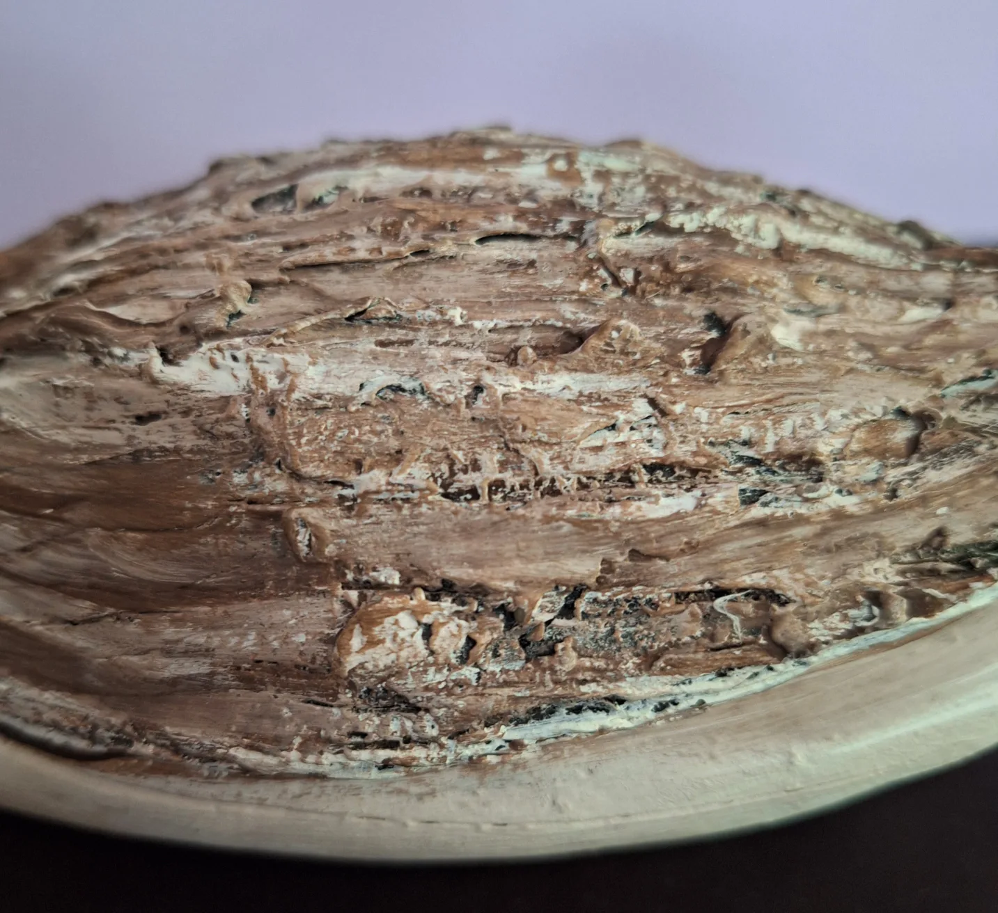 Vintage Carved Hand-Painted Wooden Duck Figurine image indicator(4)